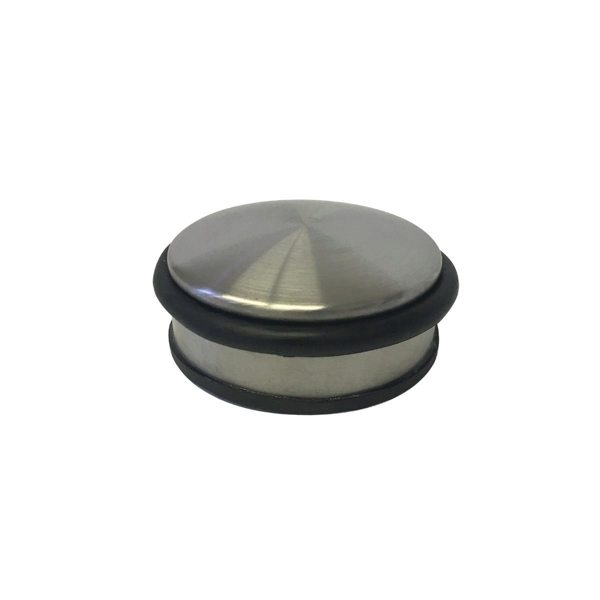 Adoored Satin Chrome Door Weight Small Steel Non-Slip Grip Design - SuperSaverAU - view 1