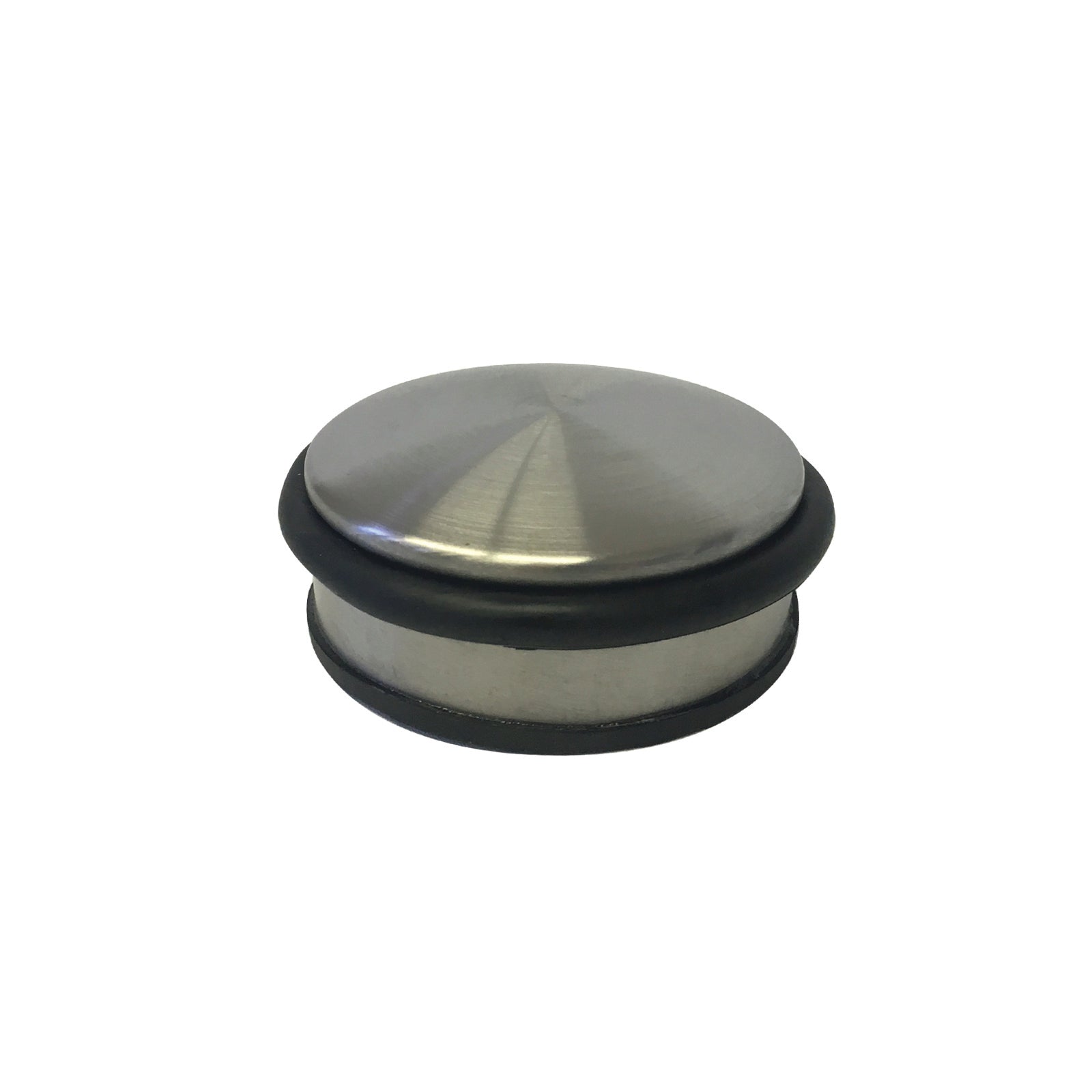 Adoored Door Weight Doorstop Satin Chrome Steel Small Non-Slip