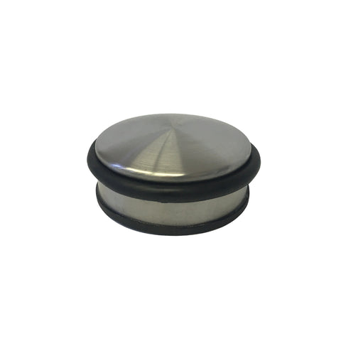 Adoored Door Weight Doorstop Satin Chrome Steel Small Non-Slip