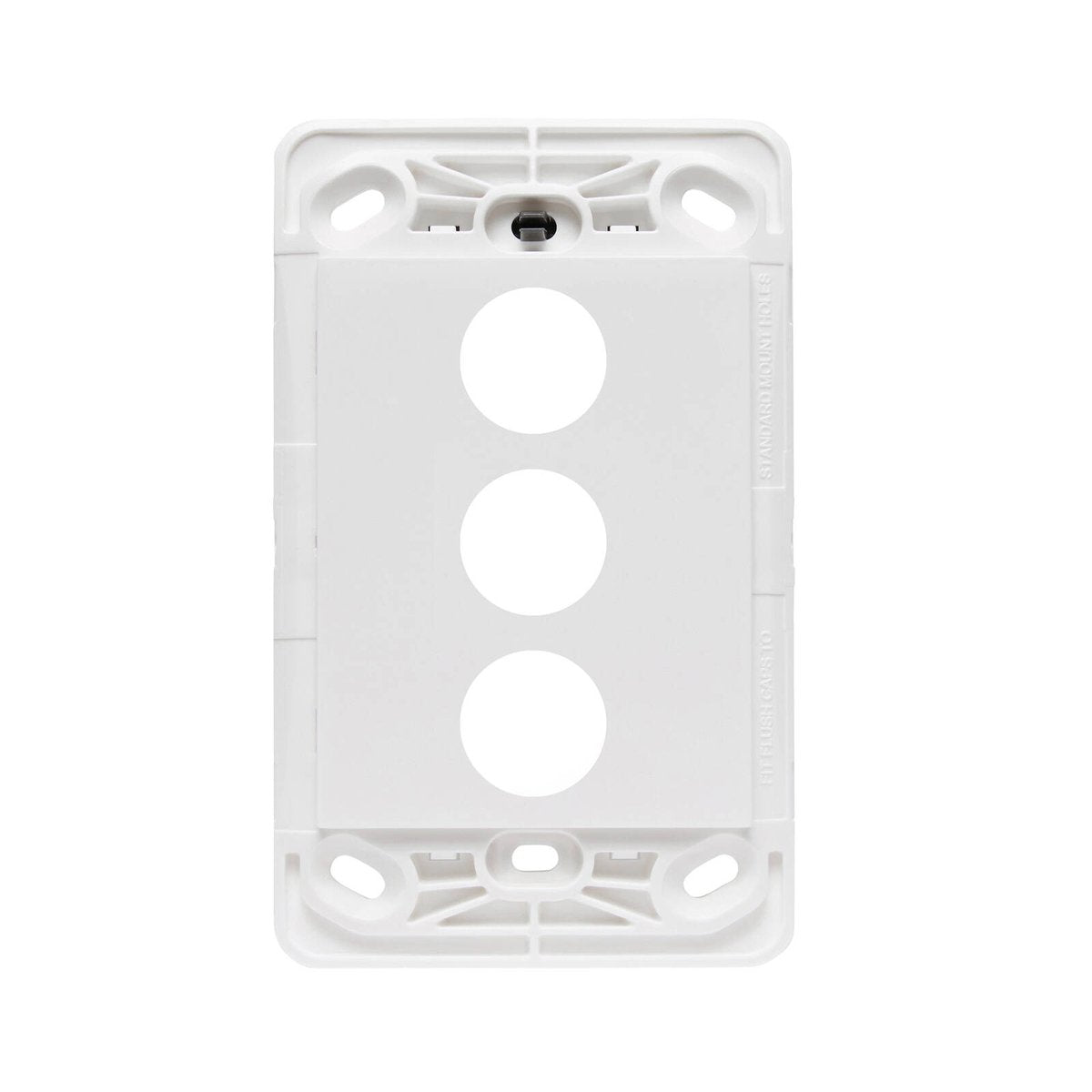 HPM Vivo 3 Gang Wall Switch - White - 118mm x 85mm - Easy Installation - SuperSaverAU - view 1