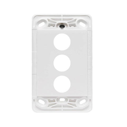 HPM VIVO 3 Gang Grid Plate, White, Grid Only (EV770/3GOWE)