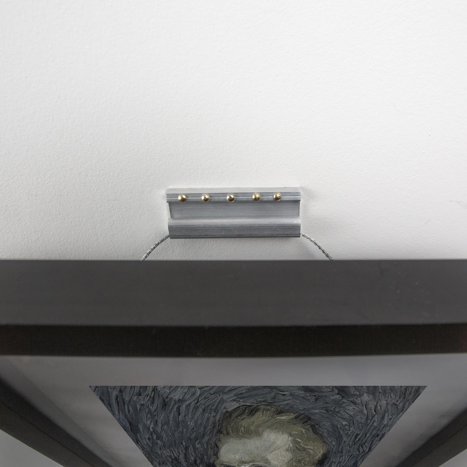 Hangman Wall Saver Safety Picture Hanger 7.6cm Brushed Aluminium 22kg
