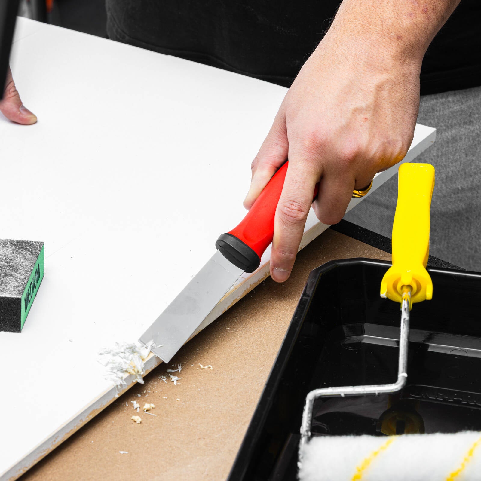 Trojan 25mm Paint Scraper Soft Grip Handle