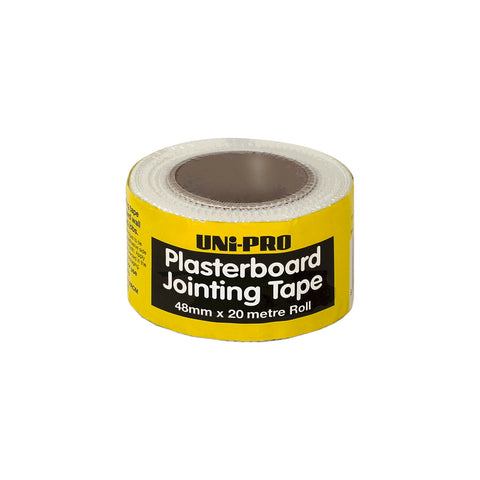 UNi-PRO Plasterboard Jointing Tape 48mm x 20m Fibreglass Self-Adhesive Shrink Resistant
