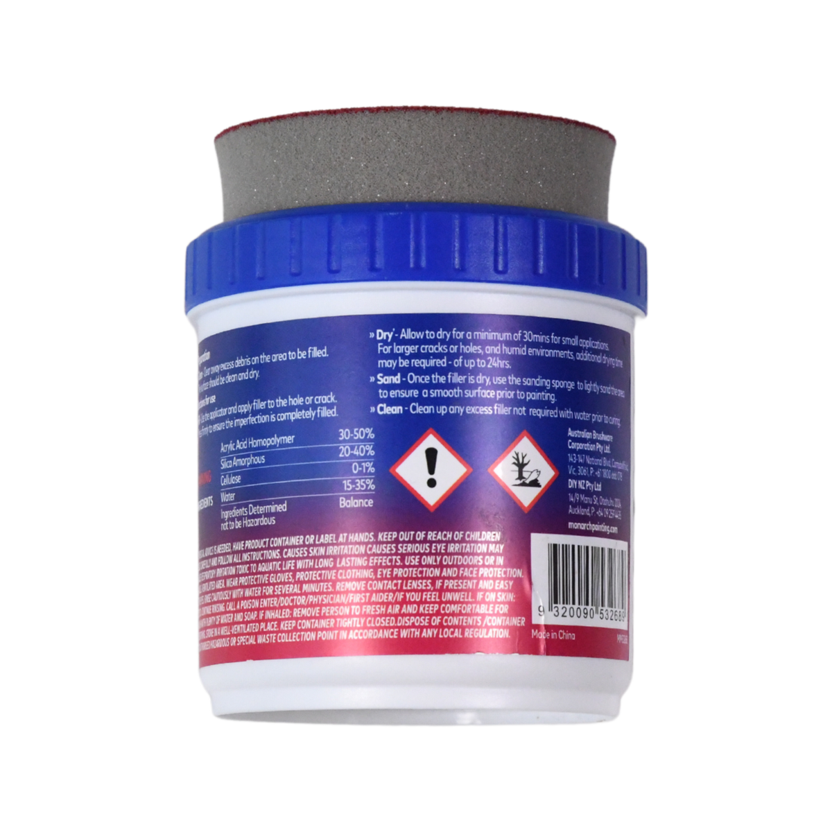Monarch Mini 130g Fill Sand Go Multipurpose Filler
