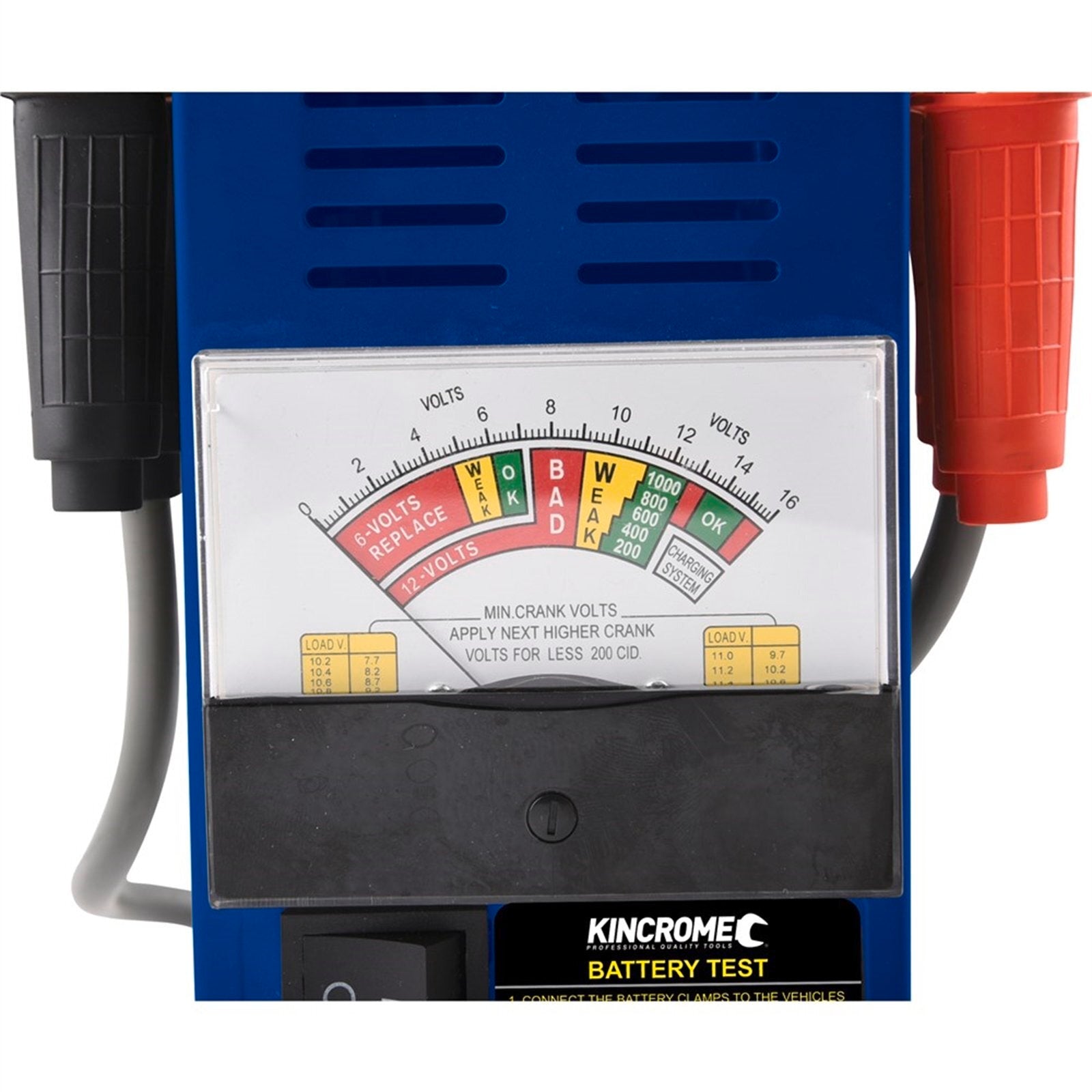 Kincrome 6/12V Battery Load Tester 100A KP1460
