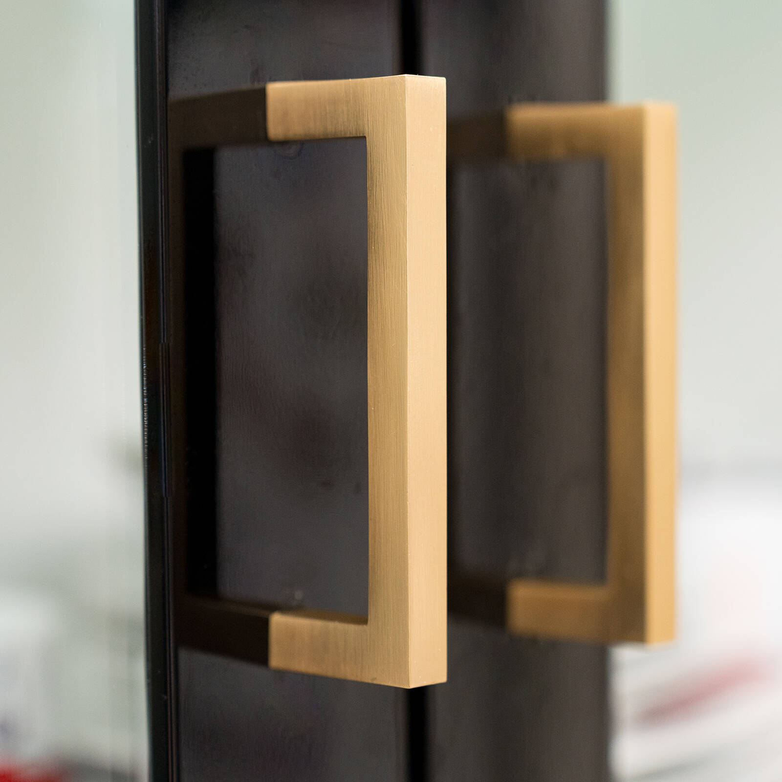 Taskmaster 96mm Brushed Brass Square Cabinet Handle 10 Pack