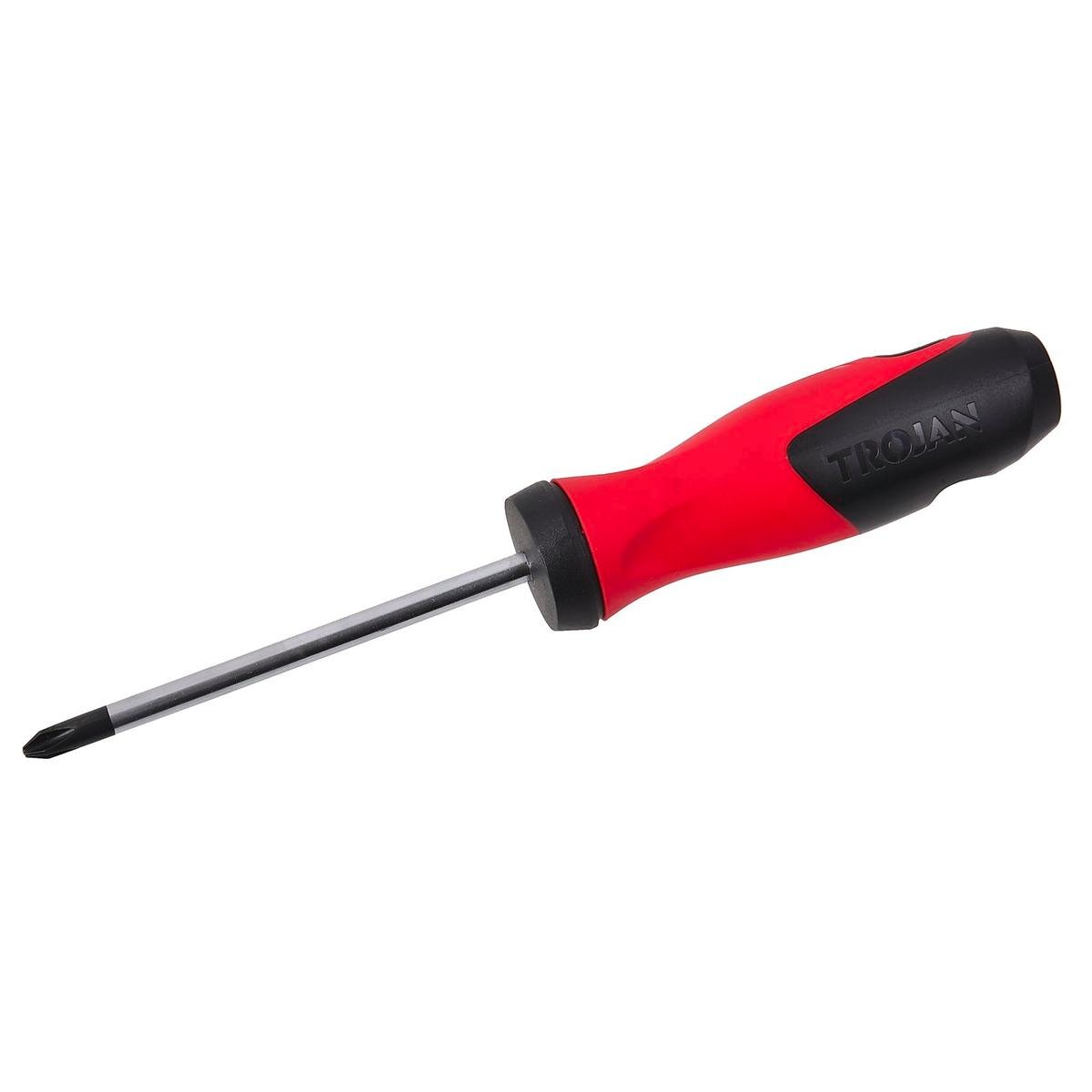 Trojan 100mm No.2 Phillips Screwdriver, CRV Shaft