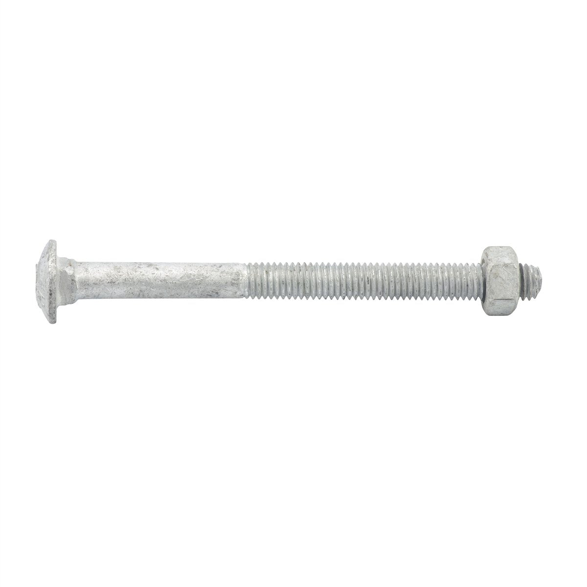 Zenith M8 x 100mm Hot Dip Galvanised Cup Head Bolts Nuts 25 Pack - SuperSaverAU - view 2