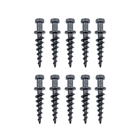 Everhang 30kg Black Heavy-Duty Picture Hanging Plasterboard Screw, 10 Pack