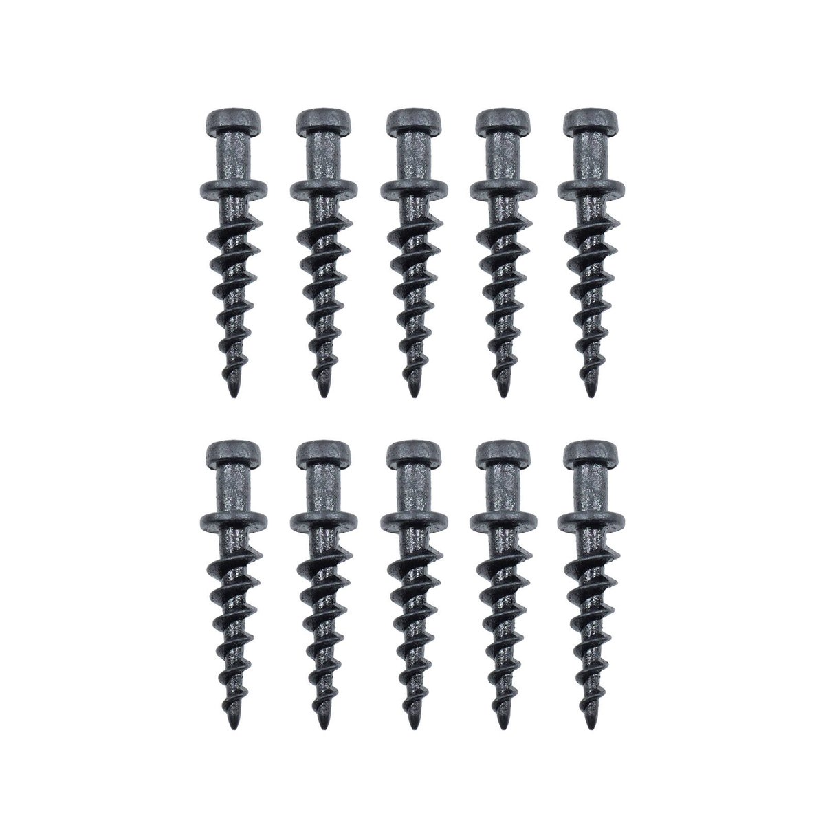 Everhang 30kg Black Heavy-Duty Picture Hanging Plasterboard Screw, 10 Pack