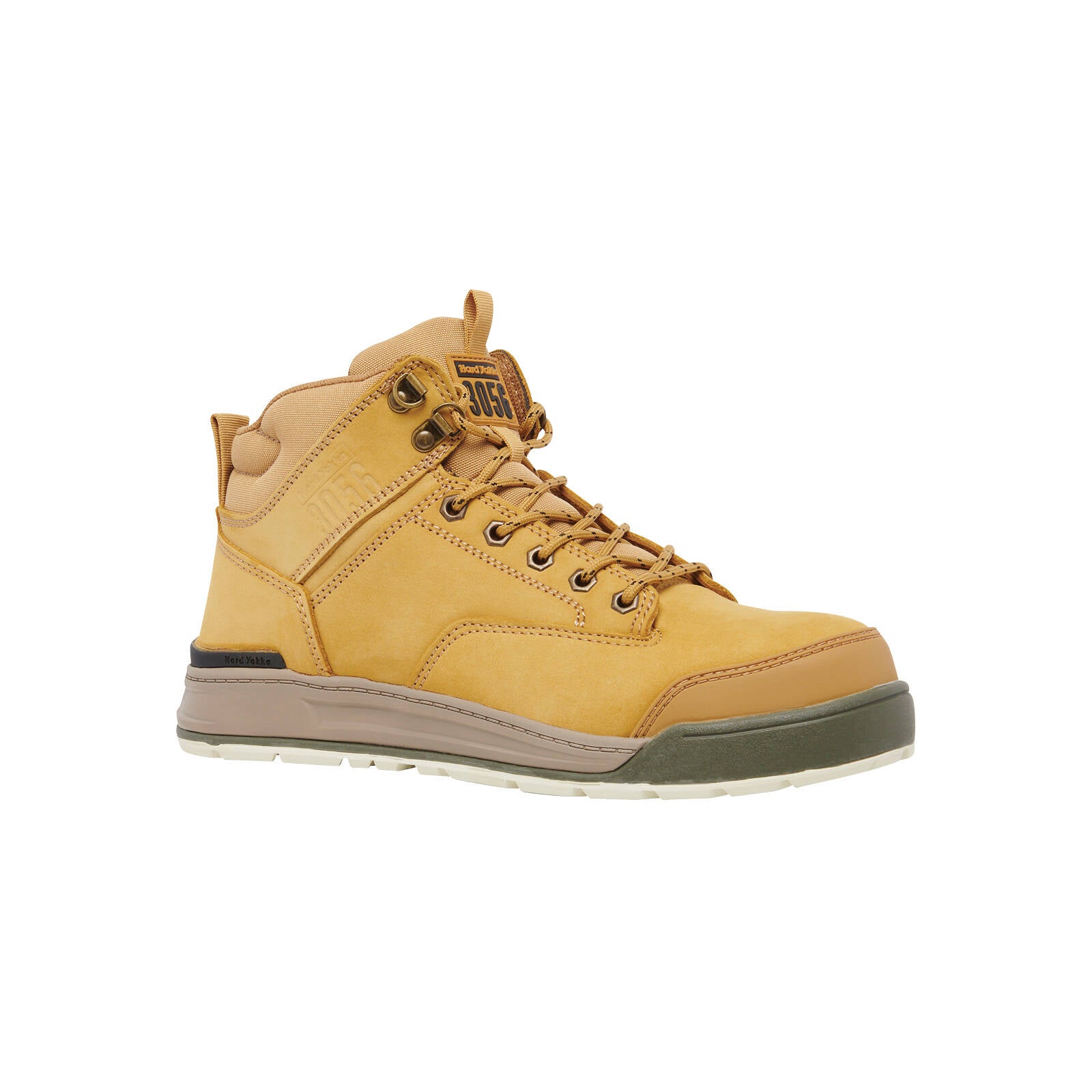 Hard Yakka Size 11 Wheat Leather Steel Cap Safety Boot