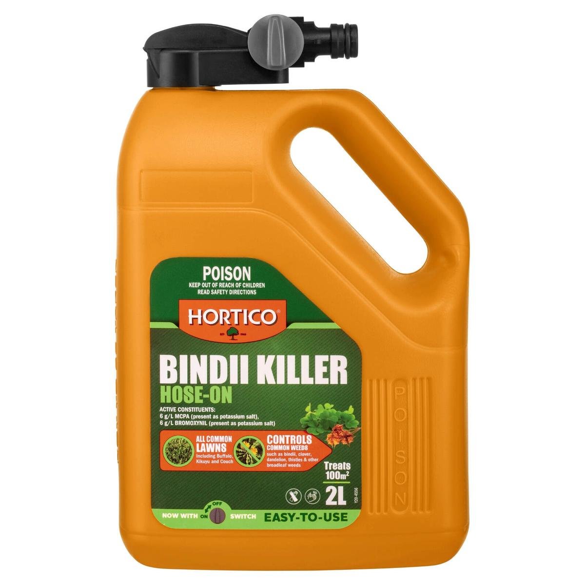 Hortico Hose On Bindii Killer Ready to Use 2L