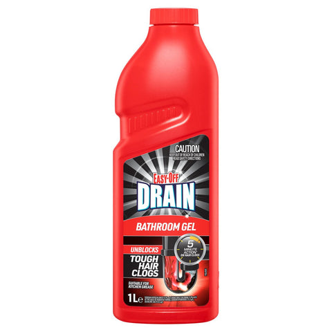 Easy Off BAM 1L Bathroom Gel Drain Cleaner