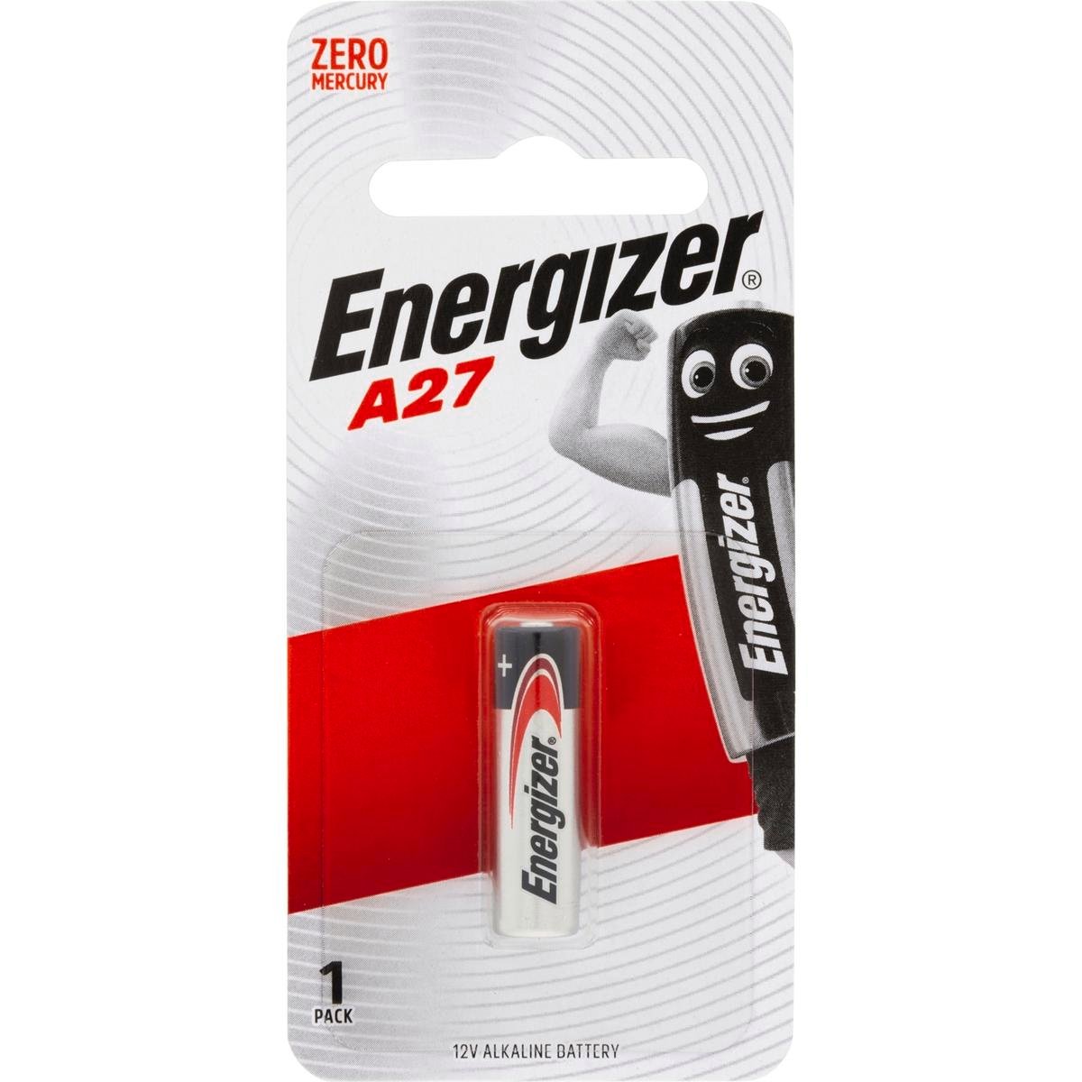 Energizer A27 12V Specialty Battery - 1 Pack (A27BP)