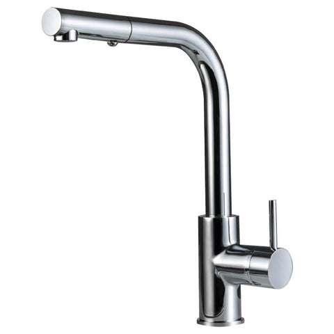 Rogerseller Tonic Square Sink Mixer with Pull Out Spray 6L/min - Chrome, 5-Star - 3606013901