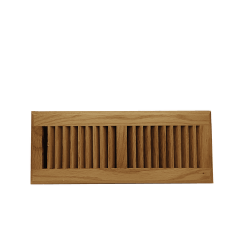 Accord 10 x 30cm Light Oak American Oak Timber Floor Vent with Adjustable Damper