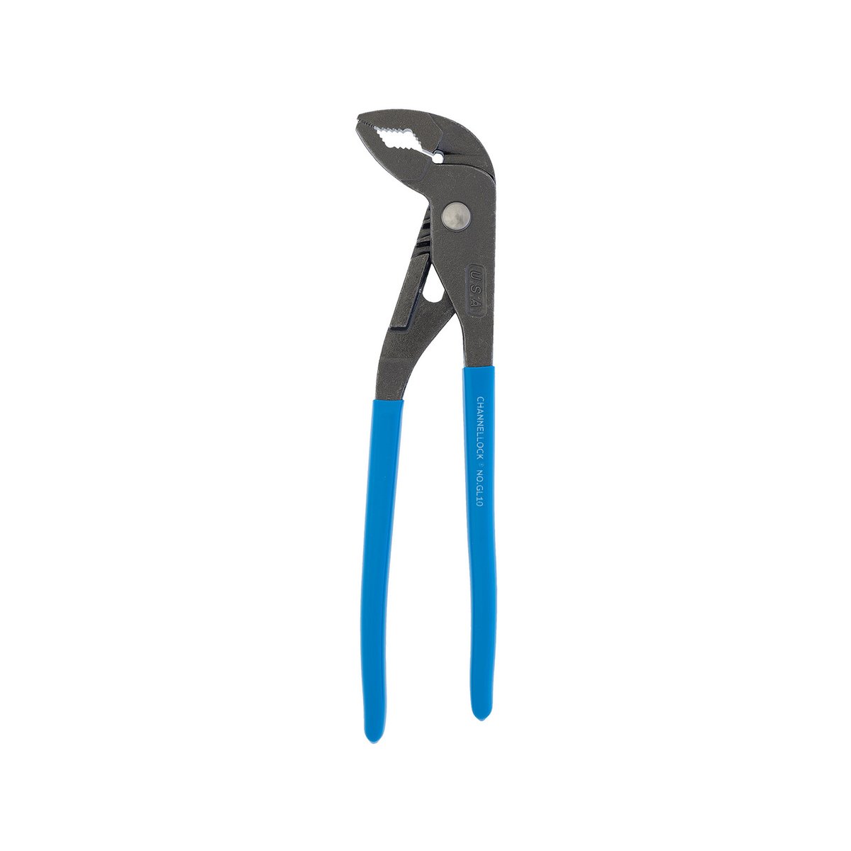 Channellock 250mm Multigrip Pliers - Steel, Offset Jaws, Blue