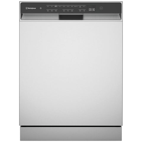Westinghouse 60cm Underbench Dishwasher 15 Place Settings - Stainless Steel, 10 Programs - WSU6608XC