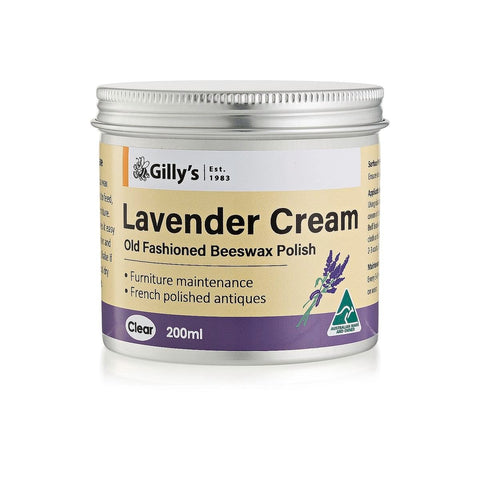 Gilly Stephenson Lavender Cream 200ml Wax Furniture Polish - SuperSaverAU - view 1