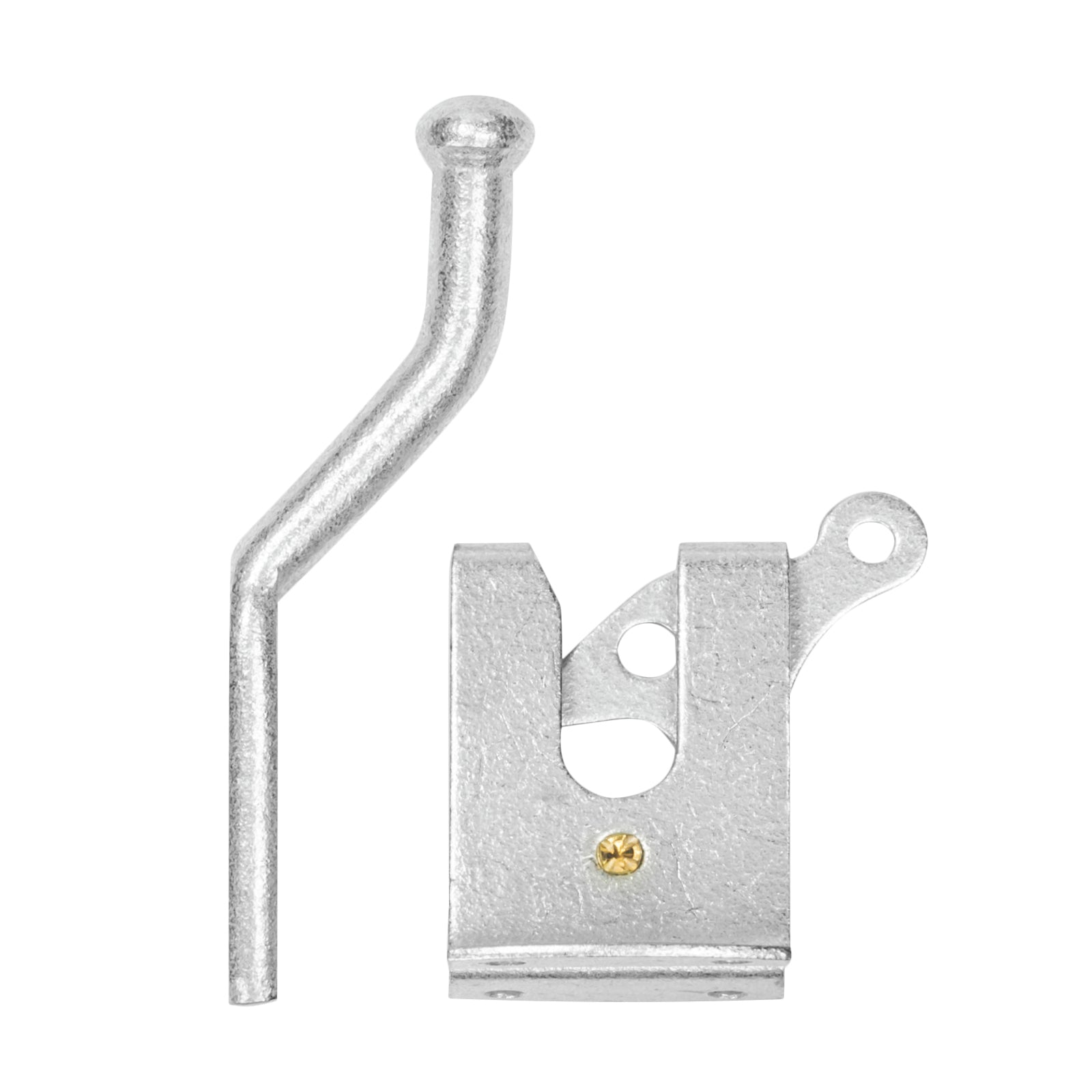 Pinnacle Hardware Galvanised Improved Pattern Gate Latch, Steel, Padlockable, Screws Included