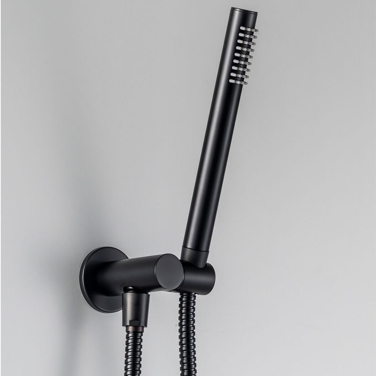 Rogerseller Tonic Baton Shower on Integrated Union - Matte Black - Australian Made - 3506003311