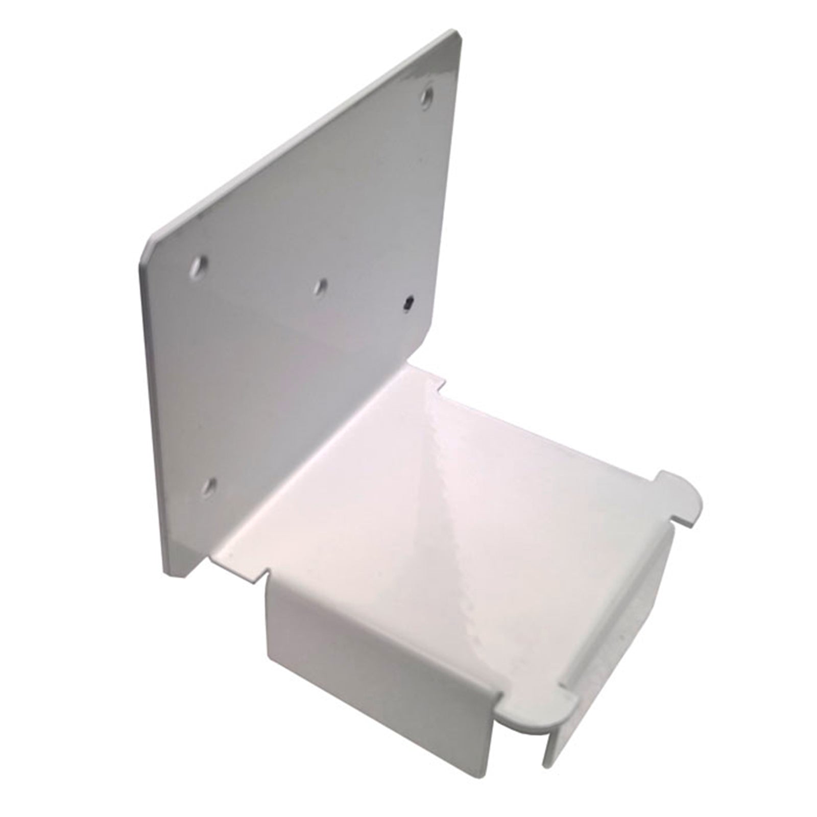 Alyspan 65mm Pearl White Post Beam Connector, Powdercoated Galvanised Steel