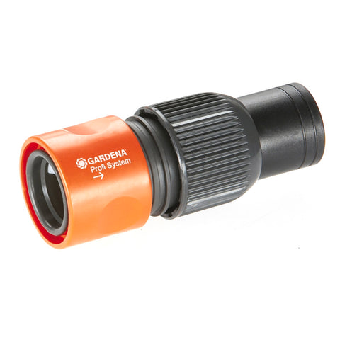 GARDENA 19mm Maxi-Flo Hose Connector - High Grade Plastic, Anti-Kink, Outdoor