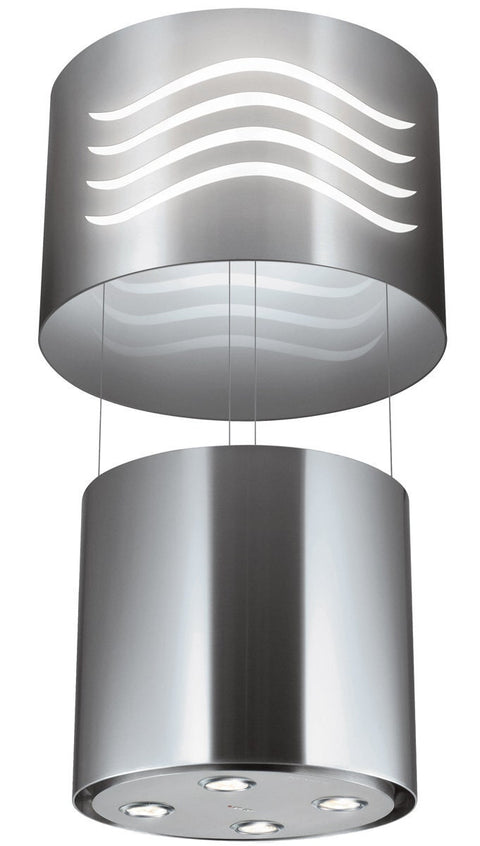 Smeg Island Rangehood - 540m³/h, 4 Fan Speeds - Stainless Steel, Halogen Lighting, Remote Control - CMVERTIGO
