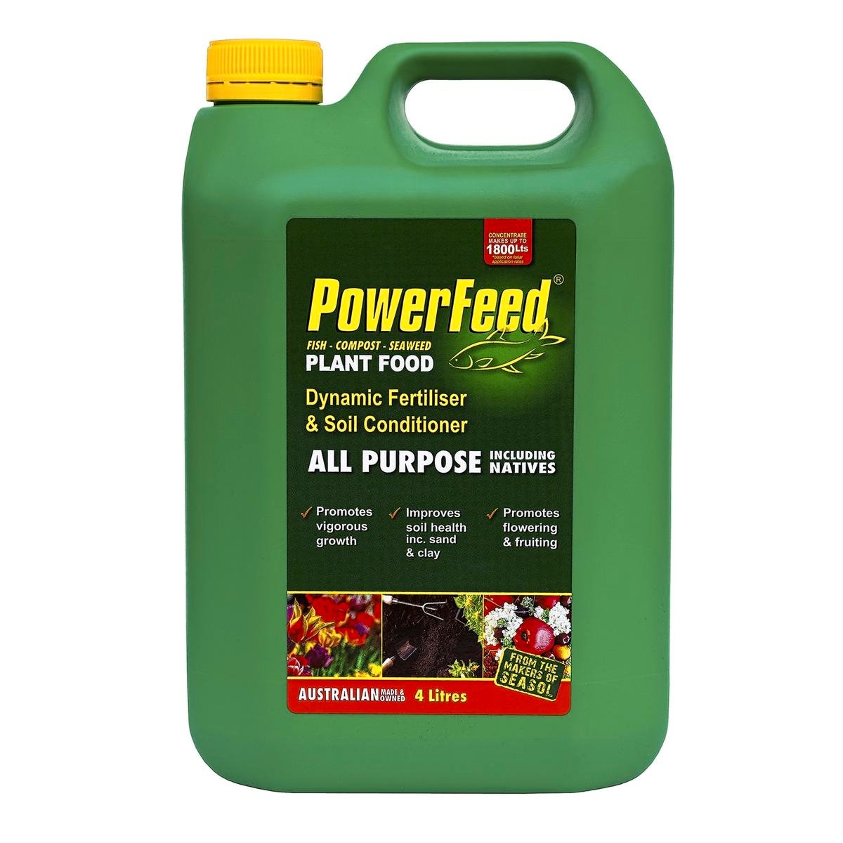PowerFeed All Purpose Plant Food Concentrate 4L - For All Plants Including Natives