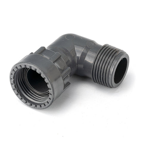 Holman 25mm Poly Irrigation Elbow Grey 90 Degree Pipe Fitting