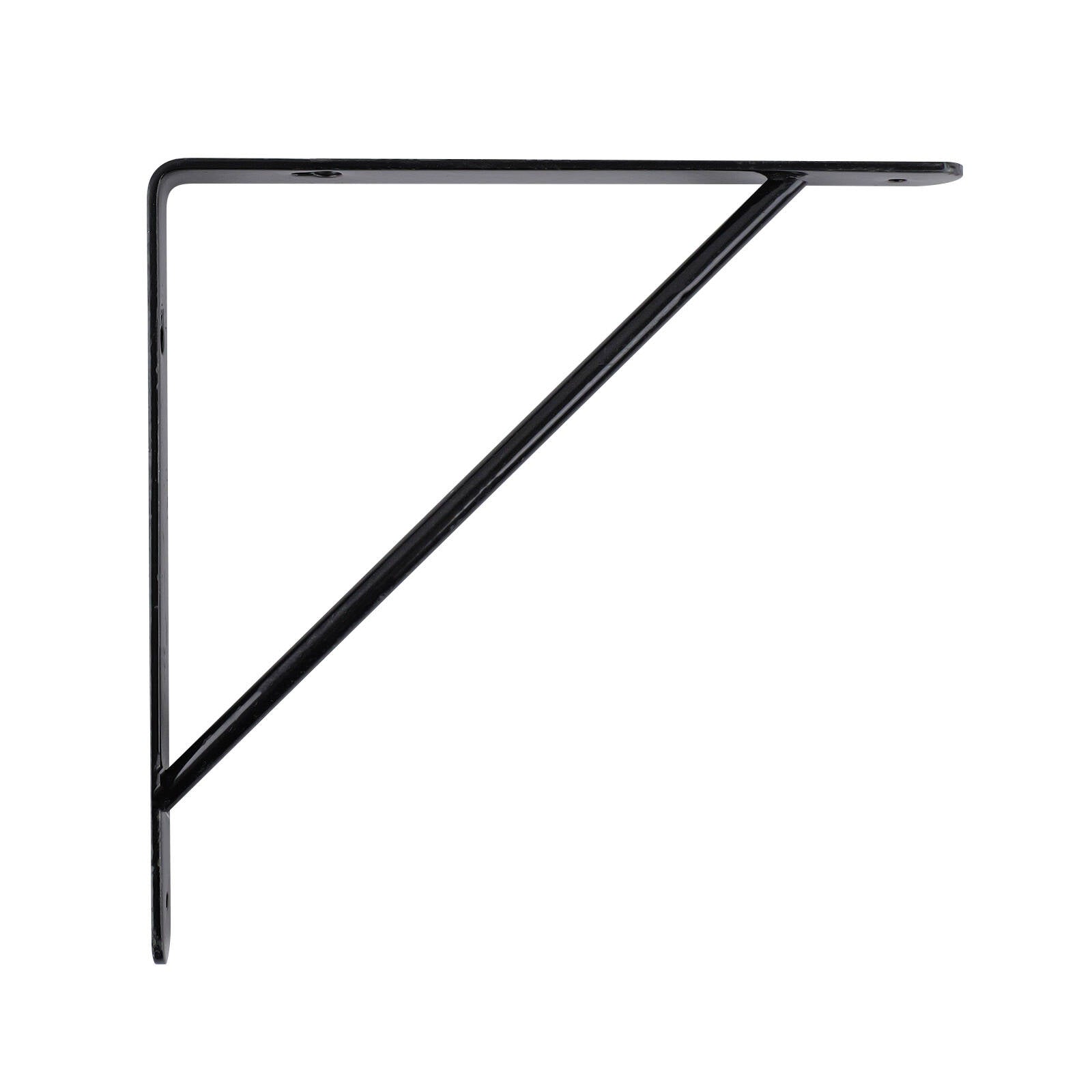 Carinya 200 x 200mm Black Powder Coated Steel Studio Stayed Bracket 125kg