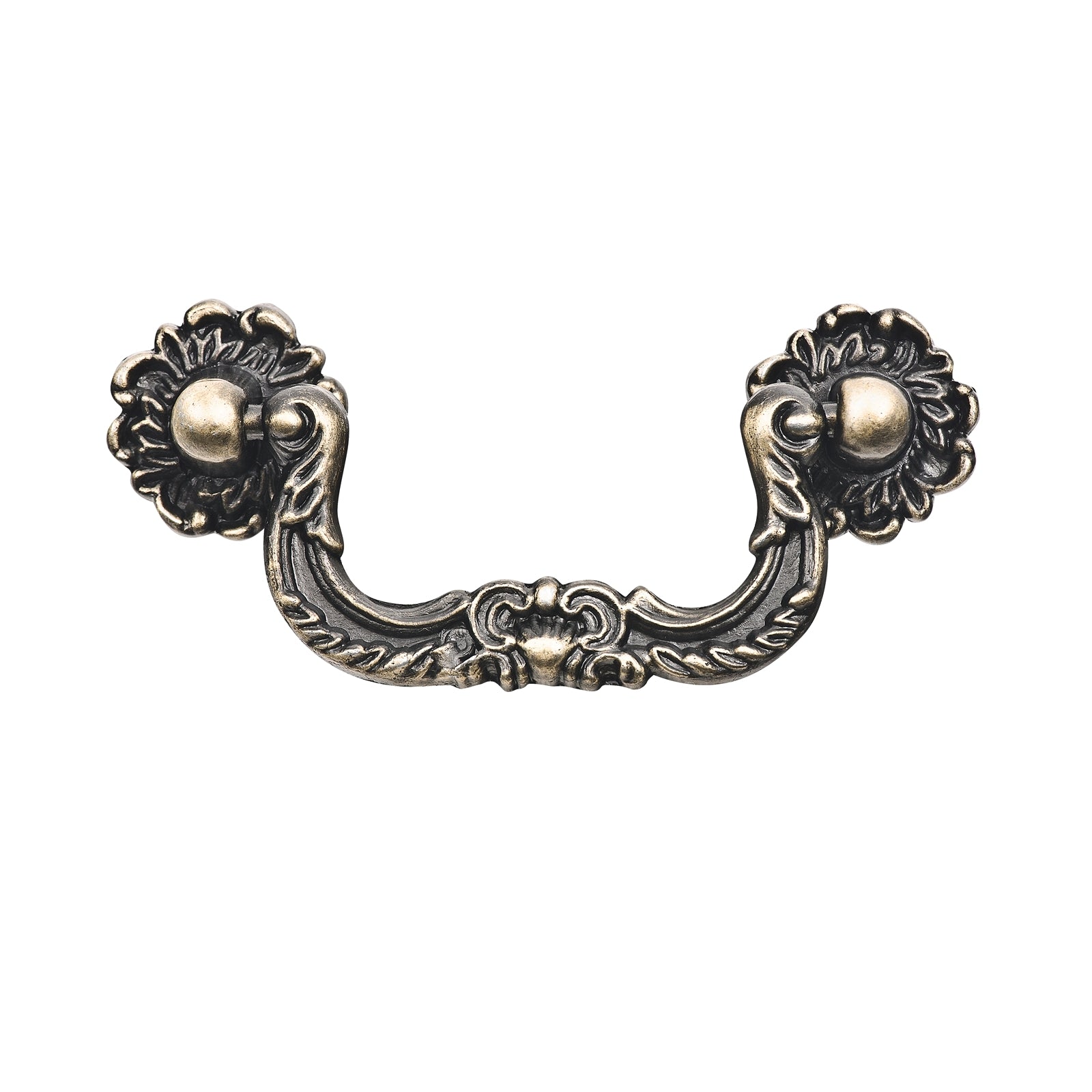 Prestige 64mm Antique Brass Metal Handle - Zinc Alloy, Doors and Drawers