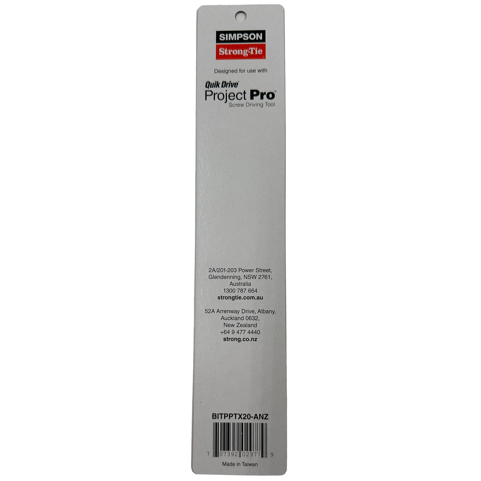 Simpson Strong-Tie 200mm T20 Carbon Steel Replacement Project Pro Bit