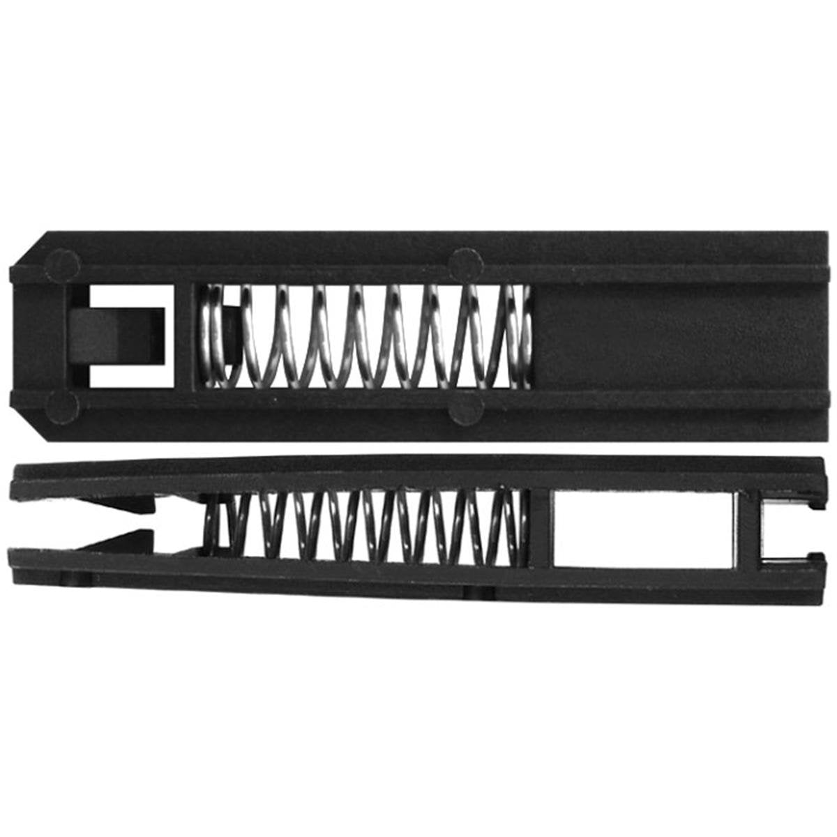 Rolltrak Screen Door Bottom Guide - 16mm x 61mm - Plastic - Spring Loaded - SuperSaverAU - view 1