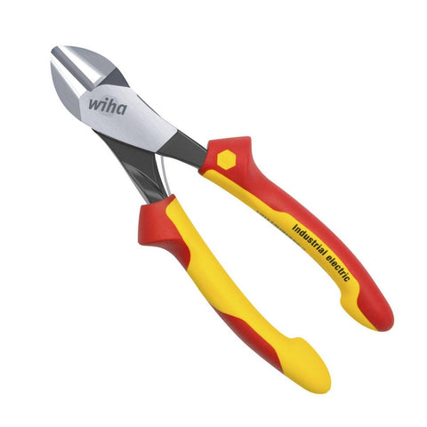 Wiha 200mm VDE 1000V Insulated Diagonal Cutting Pliers, Steel