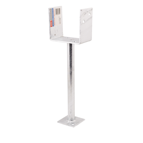 Pryda 300x115mm Full Stirrup Post Anchor M10 Galvanised 4mm Steel