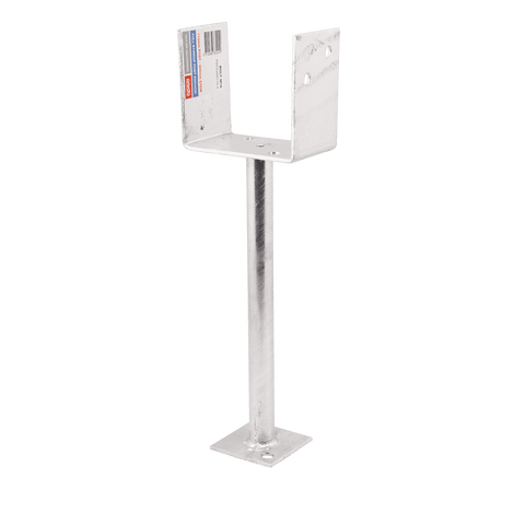 Pryda 300x115mm Full Stirrup Post Anchor M10 Galvanised 4mm Steel