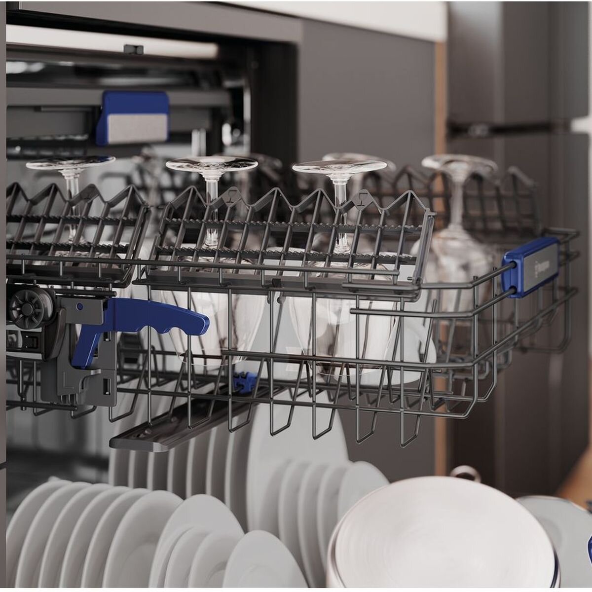 Westinghouse 60cm Freestanding Dishwasher - 15 Place Settings, Dark Stainless Steel, Zone Wash - WSF6608KXC