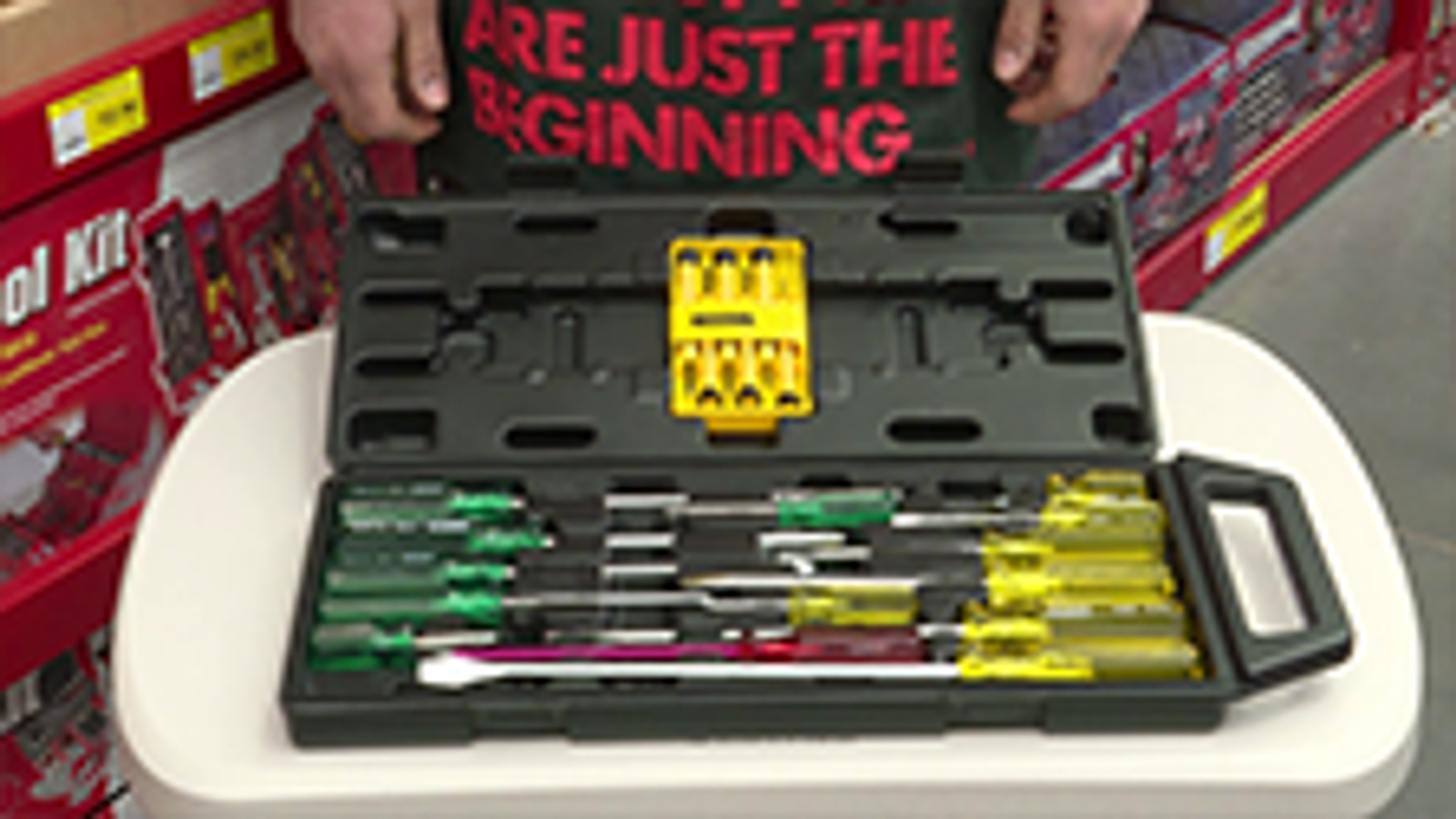 Stanley 20 Piece Acetate Screwdriver Set Chrome Vanadium Magnetised Tips