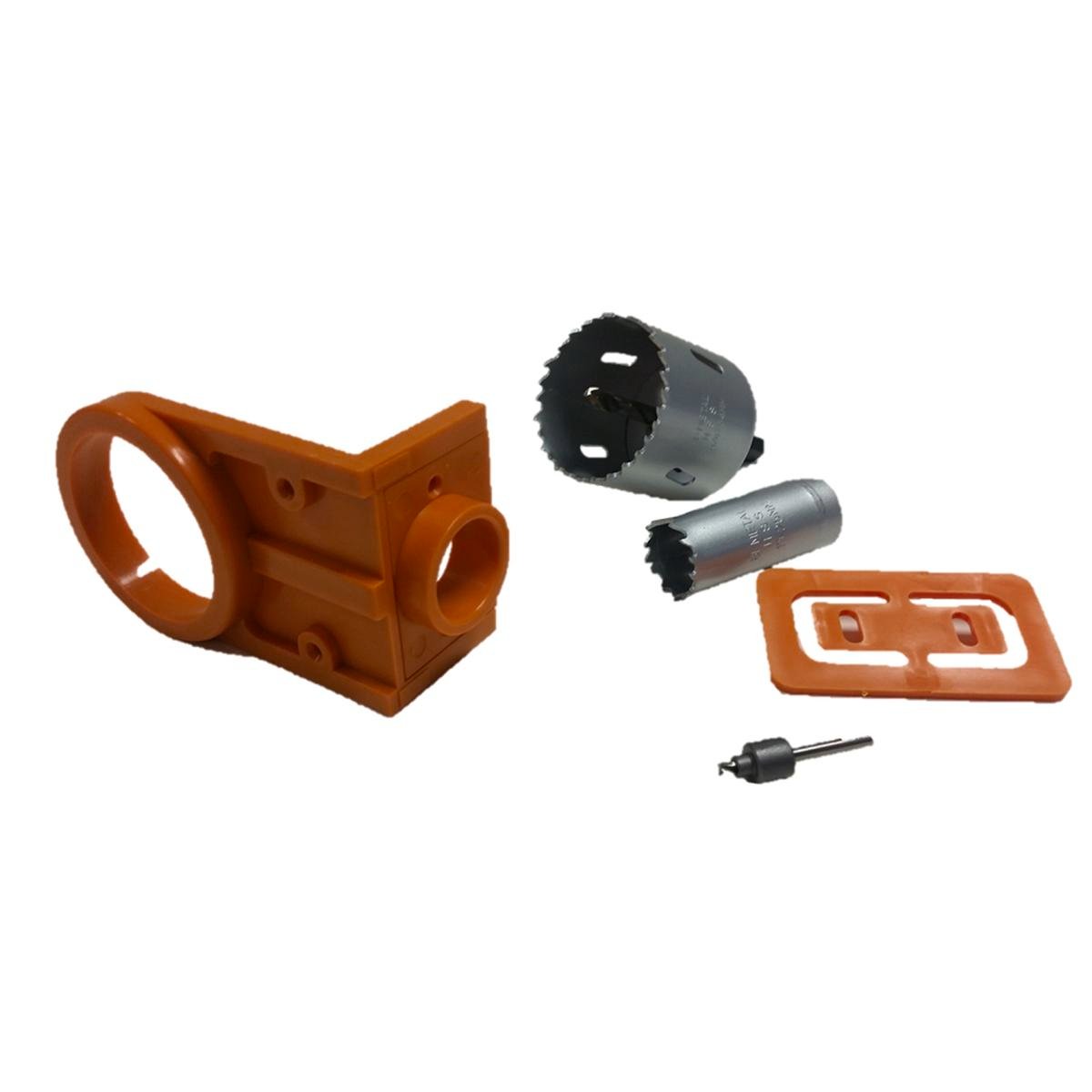 Craftright Door Lock and Deadbolt Installation Kit, Bi-Metal Hole Saws for Wood and Metal Doors