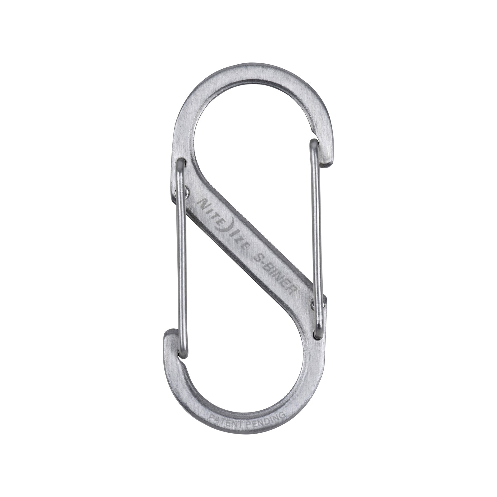 Nite Ize S-Biner Dual Carabiner No. 2, Stainless Steel, 3 Pack, Black/Stainless