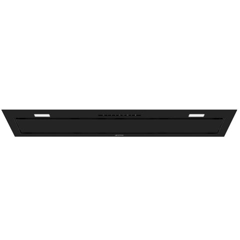 Smeg 90cm Matte Black Undermount Rangehood - AutoVent 2.0, 697m³/h, Touch Controls - KSGAU9P4MB
