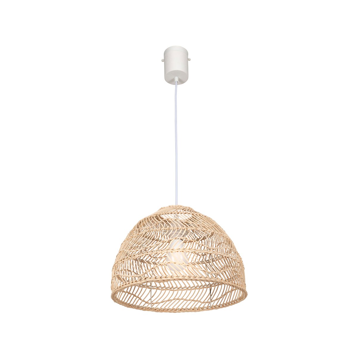 Brilliant Lighting 36cm Bataan Rattan Pendant Light - DIY Installation - Boho Style - SuperSaverAU - view 2
