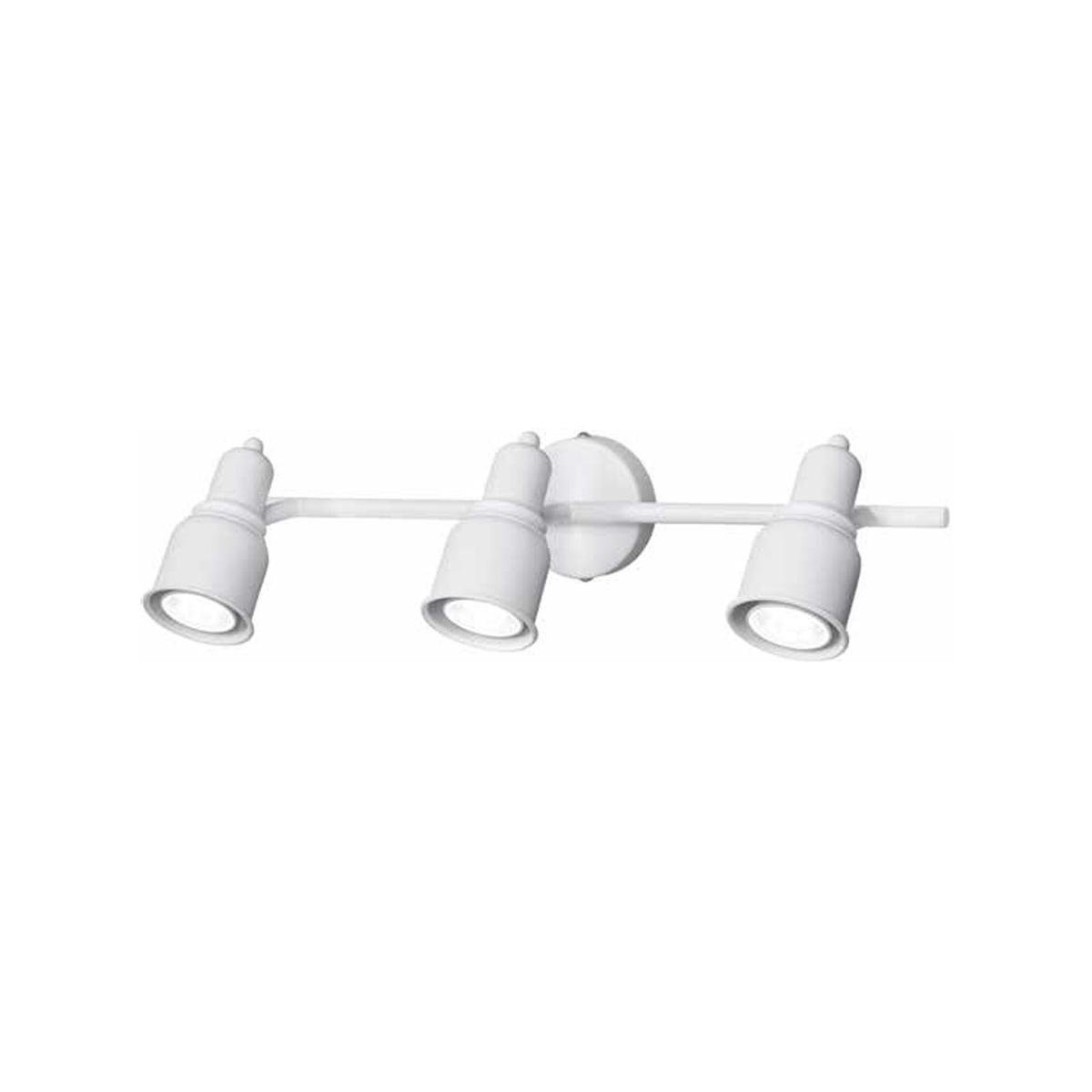 Brilliant Iconic 3 Light Matt White GU10 Hardwired Indoor Spotlight 22651/05