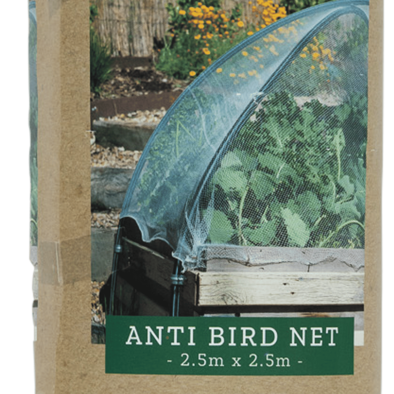 Backyard Farmer 2.5 x 2.5m x 5mm White Anti Bird Net