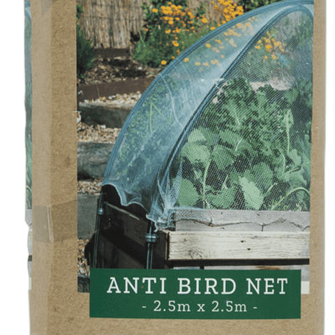 Backyard Farmer 2.5 x 2.5m x 5mm White Anti Bird Net