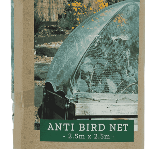 Backyard Farmer 2.5 x 2.5m x 5mm White Anti Bird Net