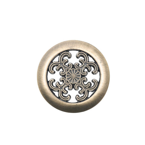 Prestige Antique Brass Knob - 38mm Zinc Alloy - Easy To Install - SuperSaverAU - view 1