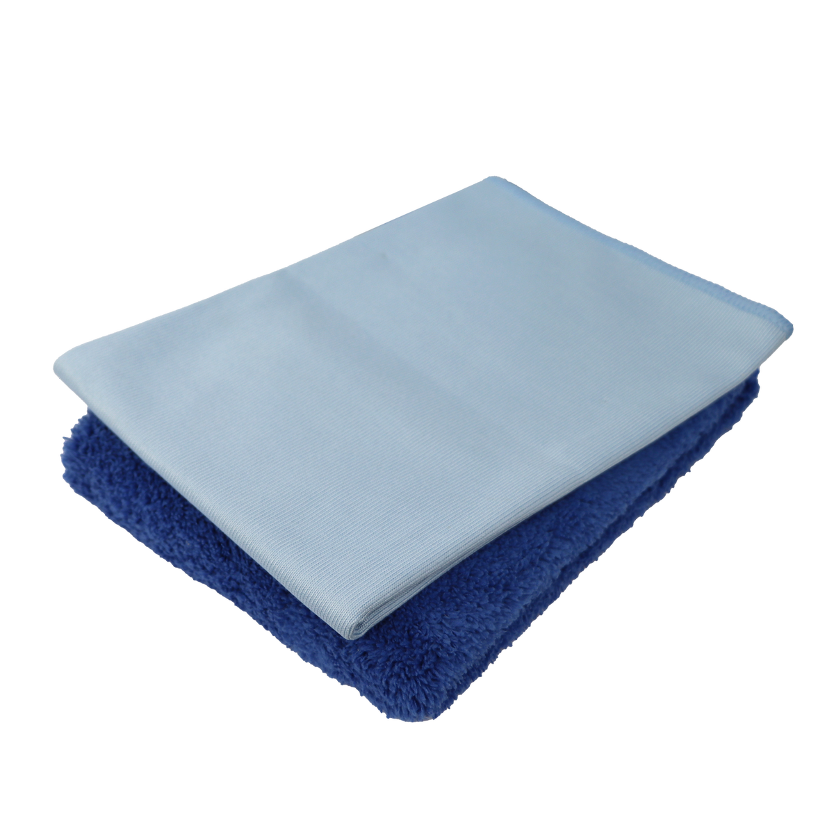 Turtle Wax Glass Cloth 2 Pack - 45 x 45cm - Dark Blue & Light Blue - Streak-Free Cleaning - SuperSaverAU - view 3